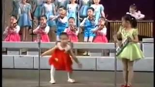 North Korea Kids Outrageously Performing