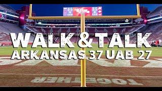 WALK & TALK: Arkansas 37, UAB 27