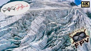 Flying Swiss Alps with Drones & FPV Remix | Steingletscher | Tierberglihütte  | Stone Glacier in 4k