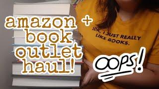 oops i did it again! | BOOK OUTLET + AMAZON BOOK HAUL | booktube philippines