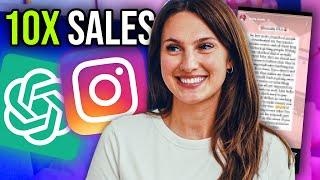 How I Use Chat GPT To Make REALLY Easy Sales From My Instagram Stories (2024 Edition)