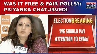 Maharashtra Election Results: Shiv Sena (UBT) Leader Priyanka Chaturvedi Casts Doubt On EVMs | WATCH