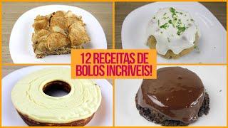 BOLOS FIT FÁCEIS E SEM AÇÚCAR! | 12 Receitas Fitness Fáceis de Bolos Deliciosos