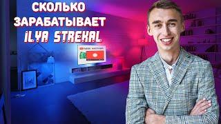 Сколько зарабатывает ILYA STREKAL на Youtube!