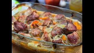 Simple oven-baked meat recipe — cooking without hassle, tasty, quick, and hearty!