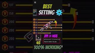 Free Fire Headshot setting 2024 Best Sensitivity Settings ️| Sensitivity + Hud Settings Free Fire