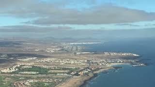 AIRBUS A320 Amazing LANDING Fuerteventura Canary Island 4K | Cockpit view | Life Of An Airline Pilot