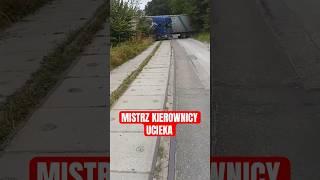 Mistrz kierownicy ucieka #kierowcaciężarówki #truckdriver #camioneros