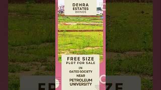 Dehradun Property: MDDA APPROVED Free Size Plot GATED SOCIETY Near Petroleum University #realestate