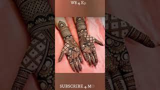 Simple full front hand mehndi design  #mehndi #shortvideo #song #instagram #simplemehndidesign #new