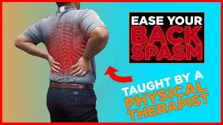 Relieve Your Back Spasm Fast With NO Equipment or Medication