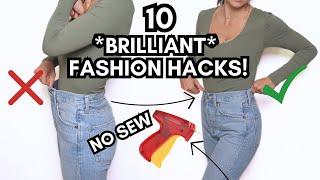 10 *GENIUS* Fashion Hacks You Never Heard Of!