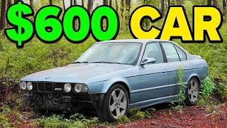 I Bought an ABANDONED BMW for $600... Fixing it in Under 24 Hours!