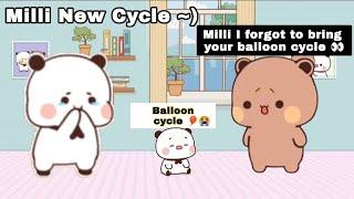 Dudu Forget Milli New Cycle | Milli Heart Break |BubuDudu And Milli | 3D Animation | BubuDudu_MHM