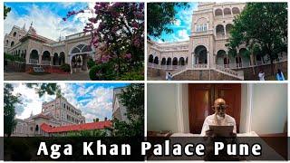 History of aga khan palace in hindi