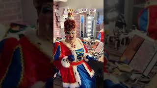 Queen Hermione pantomime dame Christmas message