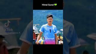 Himal sunari show ball king ko ball futne spike️