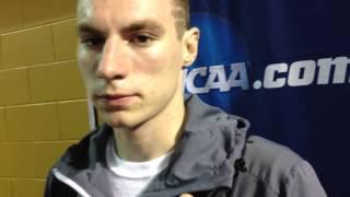 Clayton Murphy talks after heat 1 win at 2016 NCAA Indoors