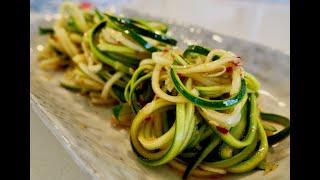 最简易凉拌西葫芦 The easiest zucchini salad