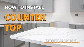 How To Install Countertop On Kitchen Cabinets