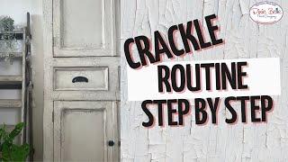 Learn How To Use Our Crackle On Your Furniture!