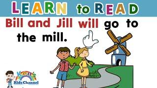 -ill and -ell Word Families | Reading English for Nursery, Kindergarten, and Grade 1