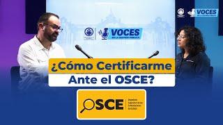 ¿Cómo Certificarme Ante OSCE? | VGP | #Ep 5