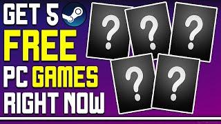 Get 5 FREE Steam PC Games + New STEAM PC Game DEALS!