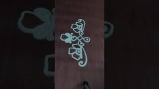 Creative rangoli Art designs || Friday muggulu || rangoli kolam easy method