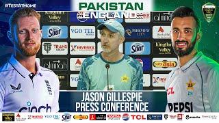 Pakistan Men's Red-Ball Head Coach Jason Gillespie Press Conference in Rawalpindi | #PAKvENG | PCB