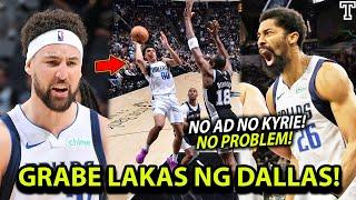 Grabe ang dallas mavericks! "NO AD! NO KYRIE! NO PROBLEM!" nag halimaw si klay thompson! 