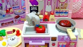 リカちゃん ポンポンお料理 ままごとキッチン : ポンポンはねるよ  / Licca-chan Doll Cute Kitchen Toys