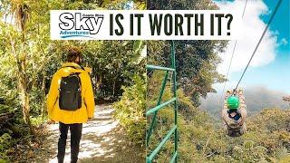 Sky Adventures Monteverde Review 2022 | Sky Trek (zipline) + Sky Walk | 4K Costa Rica Vlog