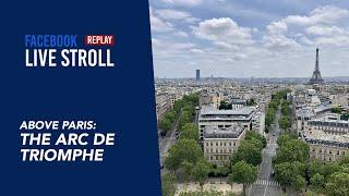 Above Paris: The Arc de Triomphe, June 2021.