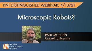 Paul McEuen, "Microscopic Robots?" | KNI Distinguished Seminar