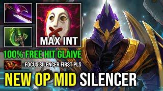 NEW IMBA MID SILENCER 100% Free Hit Max INT Brutal Glaive Hit Like a Truck Hard Carry Dota 2