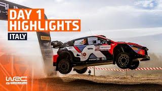 Day 1 Highlights | WRC Rally Italia Sardegna 2024