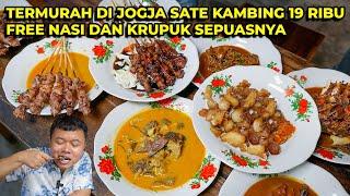 MENU PALING MAHAL CUMA 19 RIBU! DAPAT SATE KAMBING, KRUPUK DAN NASI SEPUASNYA!