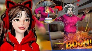 أنتقامي الكبير ! ألعاب نارية  في كيكة المدرسة الشريرة ‼️ Scary Teacher 3D