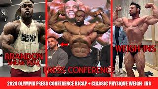 First Look at Brandon Curry + Samson Dauda Poses at the Press Conference + Classic Physique Weigh In