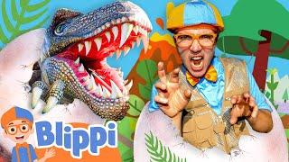 Blippi Becomes a Dino Explorer! Educational Videos for Kids