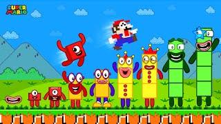 Finish The Pattern? Can Mario and Numberblocks 1 combine in the Maze Leve Up 1/2 ? | Max Toons DTM