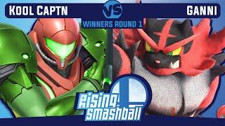 Rising Smashball #1 - Kool Captn (Samus) vs. Ganni (Incineroar, Ridley)