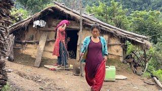 Most Relaxing Nepali Mountain Village Traditional Life of Nepal | Nepali Village documentary | Rainy