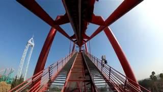 Silver Bullet Roller Coaster POV Knott's Berry Farm