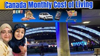 Canada Monthly Cost of Living in 2024 - 2025 | Pakistani Single Mom Canada Daily Vlogs