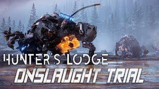 Horizon Zero Dawn - The Frozen Wilds | Hunter's Lodge - Onslaught Trial Guide