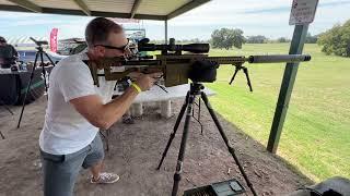 50 caliber sniper rifle with Thunder Beast suppressor