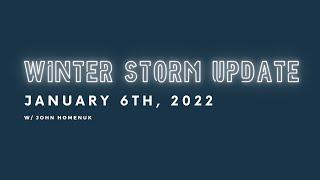 NYC Snow & Winter Storm Update January 6th, 2022