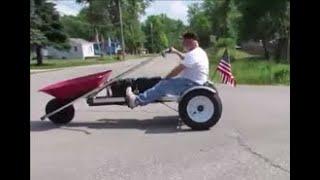 Introduction to my DIY battery operated ride-on wheelbarrow.